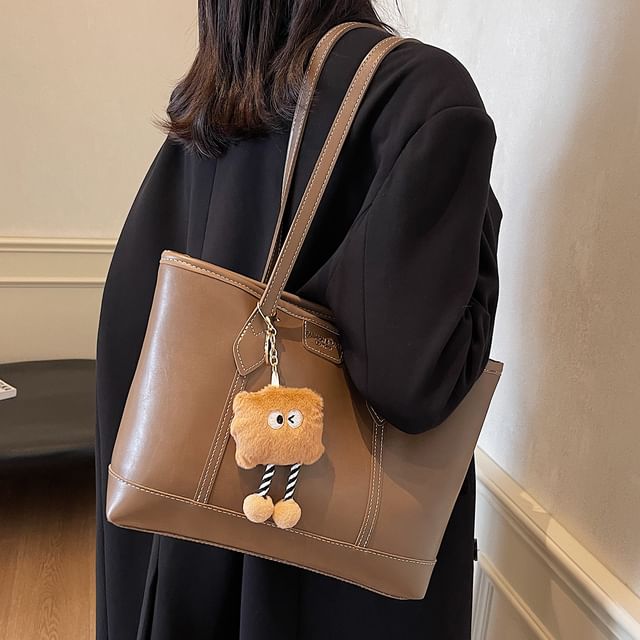 Faux Tote Bag Leather