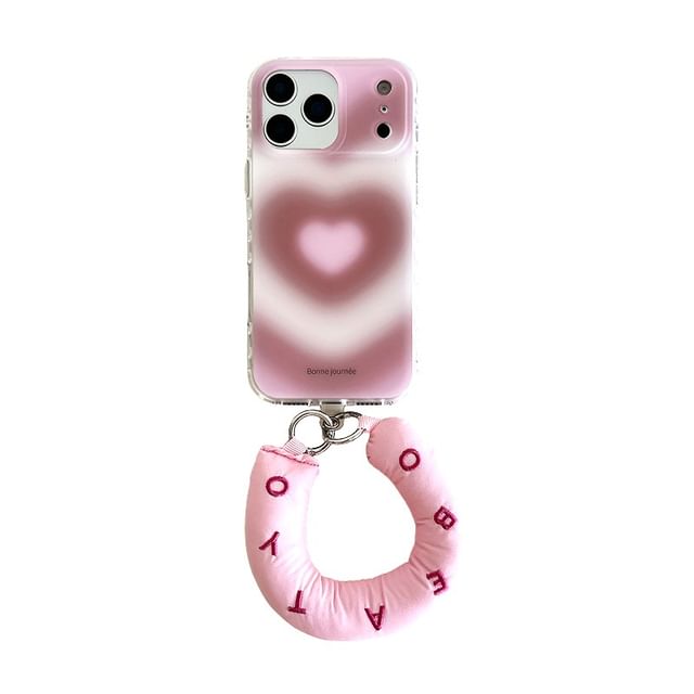 Heart Gradient Phone Case / Strap / Set
