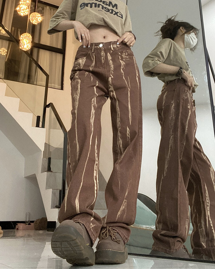 Jean marron tendance