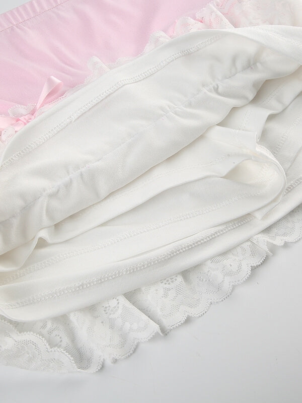 Jupe de ballet en dentelle à cœur