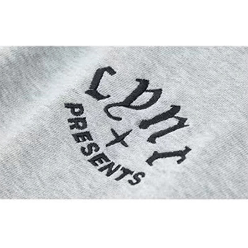 Robe à revers brodée avec blazer à poches longues chic