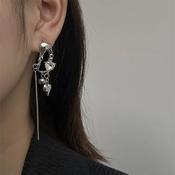 Herz Unregelmäßige Ohrringe