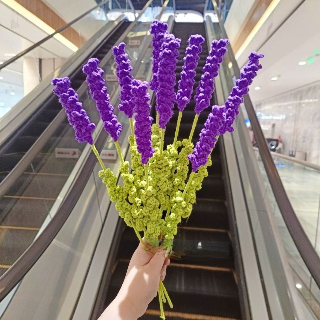 Knitted Lavender Bouquet - Pink Pink