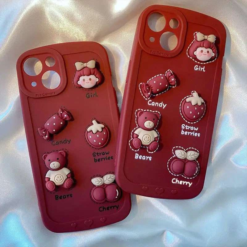 3D Cartoon Phone Case - iPhone 13 Pro Max / 13 Pro / 13 / 13