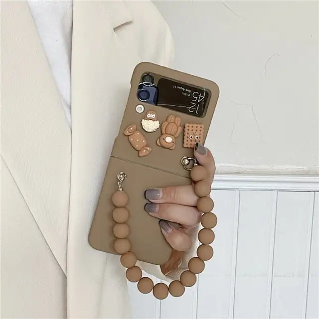 3D Doll Phone Cases For Samsung Galaxy Z Flip 3 W309 - For Z