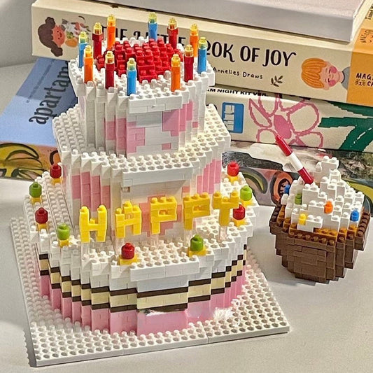 Building Block Birthday Cake - Heartzcore Heartzcore