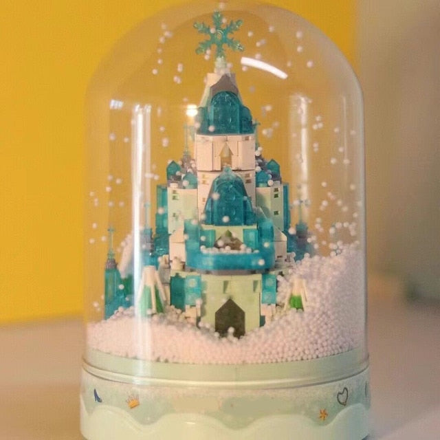 DIY patchwork castle music box gift W514 Wonderland Case