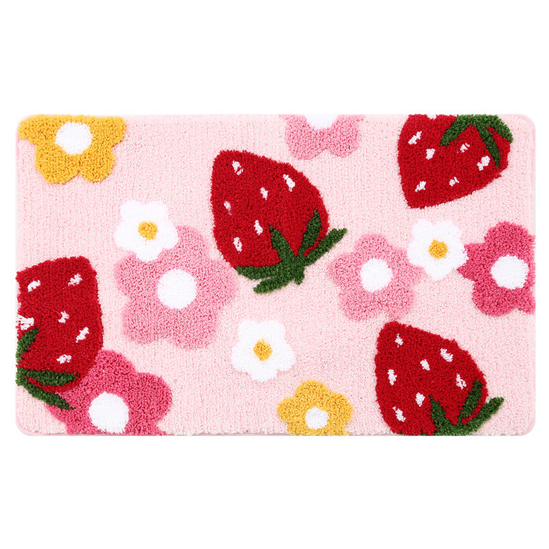 Cute Strawberry Mat/Rug W505 Wonderland Case