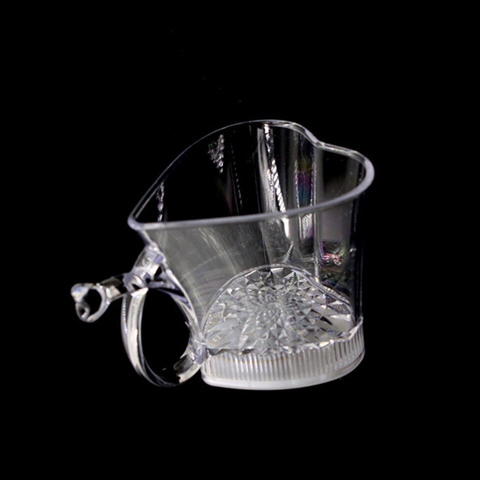 Love Heart Shaped Changing Color Glass Wonderland Case