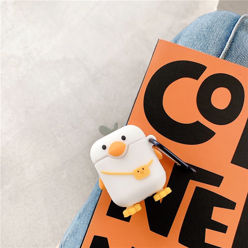 Duck Silicone AirPods Earphone Case Skin ff26 Wonderland Case