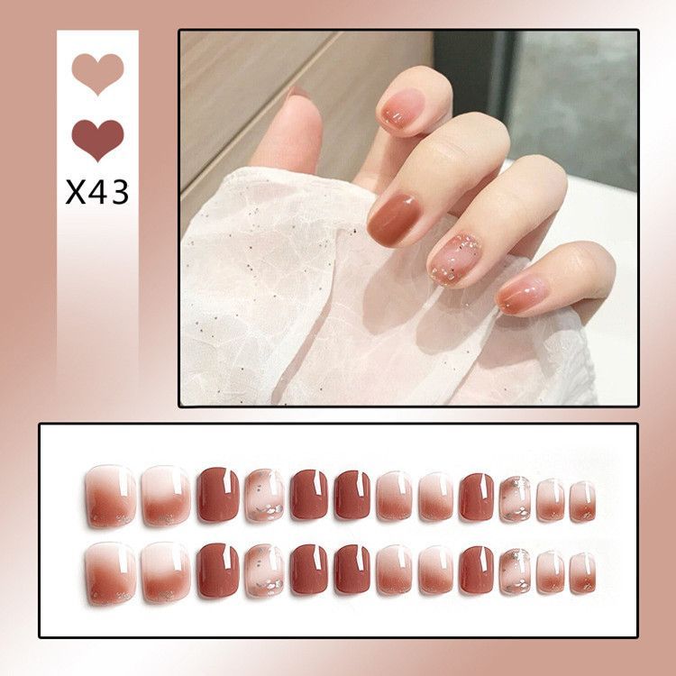 Gradient Faux Nail Stickers BV8 Wonderland Case