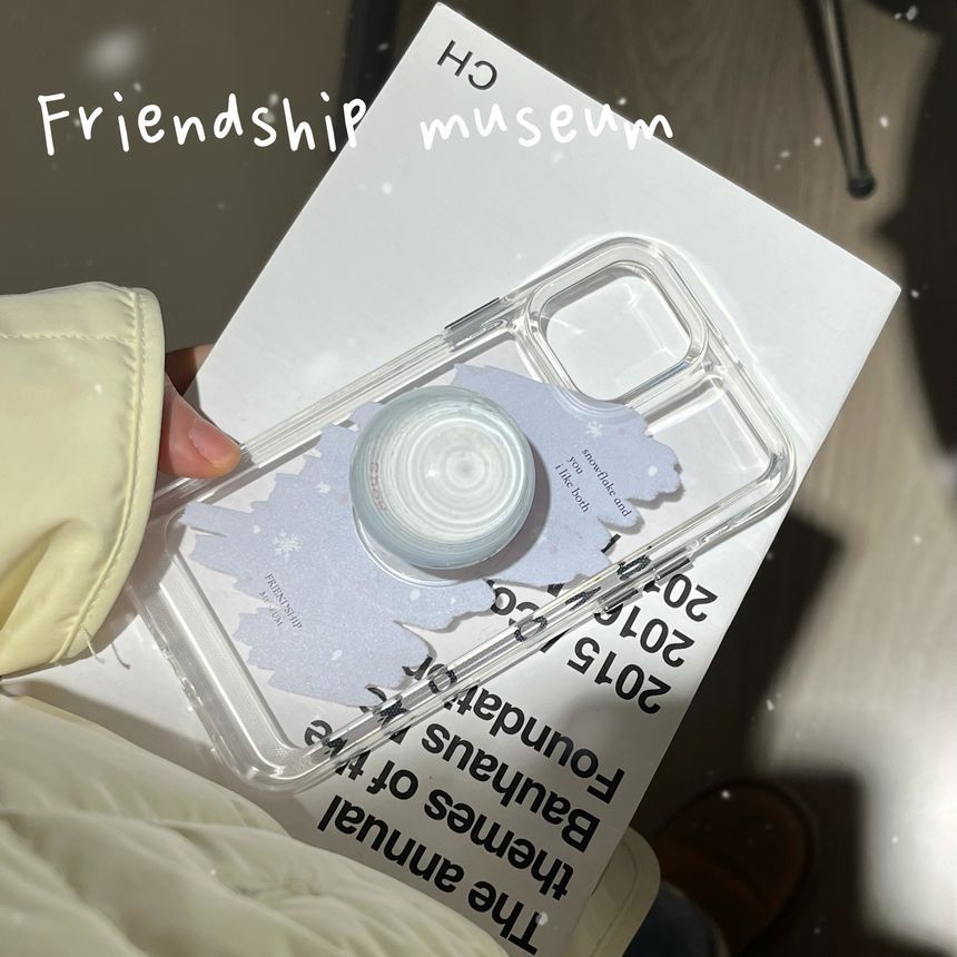 Snowflake Transparent Phone Case - iPhone 13 / 13 Pro / 13 Pro Max / 12 / 12 Pro / 12 Pro Max / 11 / 11 Pro / 11 Pro Max / XS Max / XR / X / XS BZ32 Wonderland Case