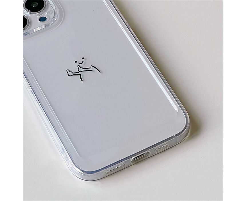 Cartoon Transparent Phone Case - iPhone 14 Pro Max / 14 Pro / 14 Max / 14 / 13 Pro Max / 13 Pro / 13 / 13 mini / 12 Pro Max / 12 Pro / 12 / 12 mini / 11 Pro Max / 11 Pro / 11 / SE / XS Max / XS / XR / X ff12 Wonderland Case