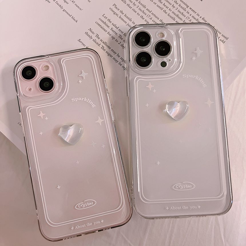 Heart Phone Case - iPhone 7 / 8 / SE / 7 Plus / 8 Plus / X / XS / XR / XS Max / 11 / 11 Pro / 11 Pro Max / 12 / 12 Pro / 12 mini / 12 Pro Max / 13 / 13 Pro / 13 mini / 13 Pro Max / 14 / 14 Plus / 14 Pro / 14 Pro Max W562 Wonderland Case