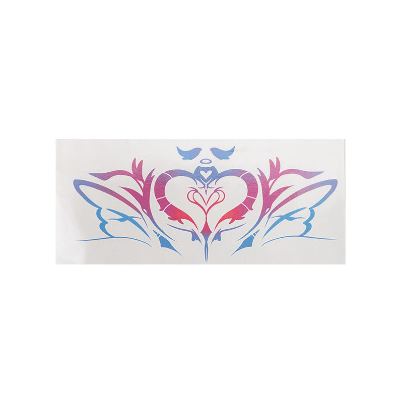 Pastel Rainbow Succubus Belly Tattoo ON848 KawaiiMoriStore
