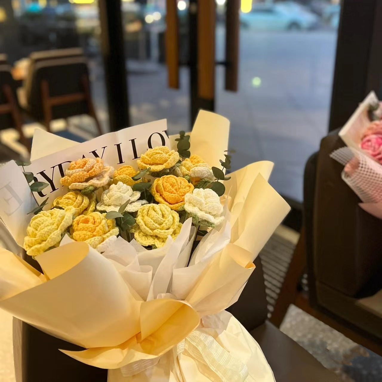 DIY Sunny Crochet Flower Bouquet - Pink Pink