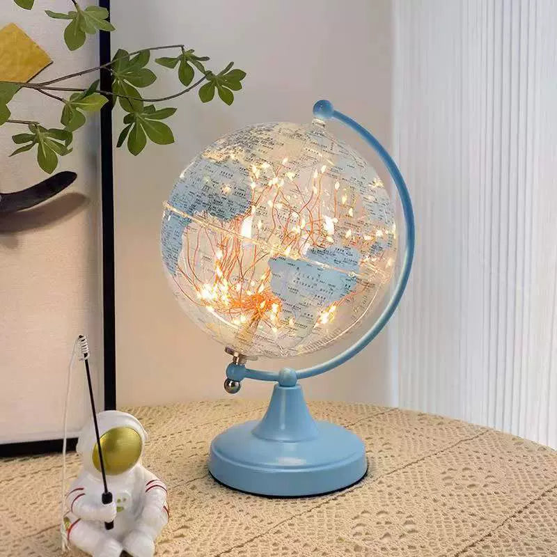 Transparent Globe Table Lamp - Pink Pink