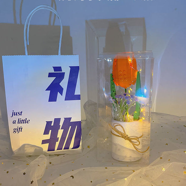 DIY patchwork flower decoration Wonderland Case