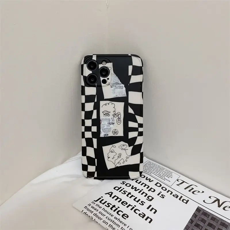 Abstract Phone Case - iPhone 13 Pro Max / 13 Pro / 13 / 12 Pro Max / 12 Pro / 12 / 11 Pro Max / 11 Pro / 11 / XS Max / XR / XS / X / 8 Plus / 7 Plus-13