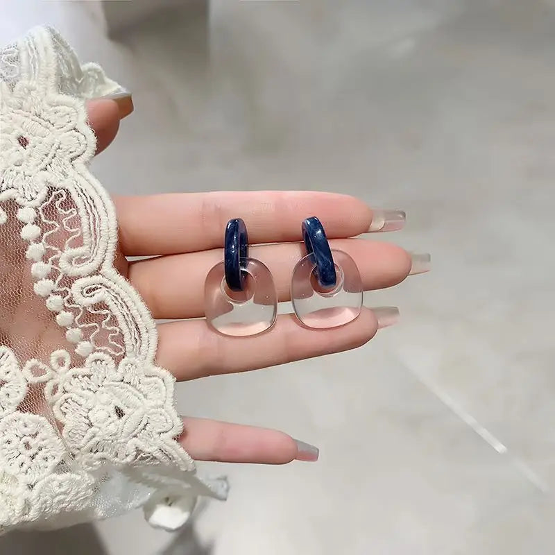 Acrylic Dangle Earring - Fancy Earrings