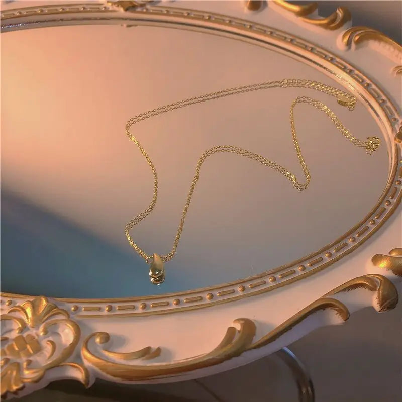 Drop Pendant Necklace-2