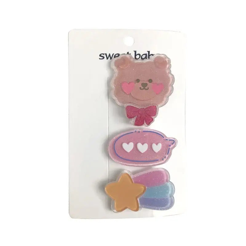 Set of 1 / 3: Cartoon Resin Hair Clip-5