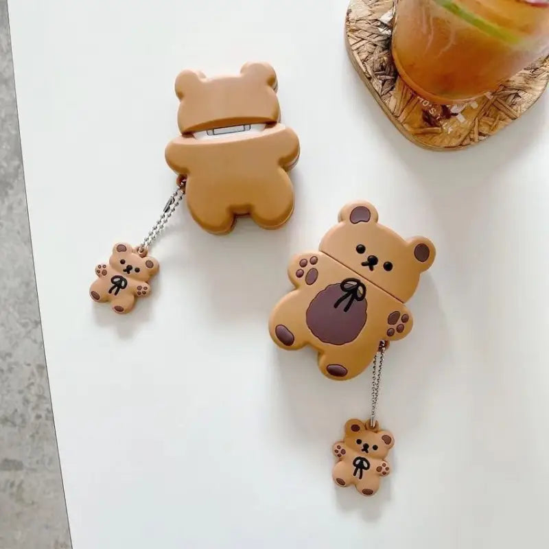 Bear AirPods Earphone Case Skin-4