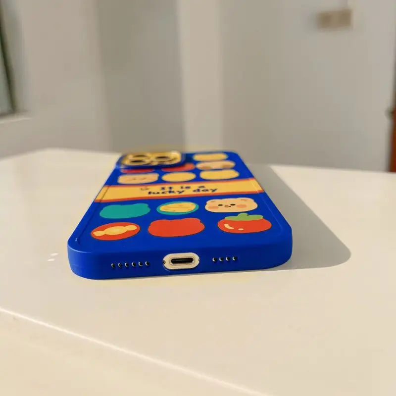 Bear Lettering Phone Case - iPhone 13 Pro Max / 13 Pro / 13 / 13 mini / 12 Pro Max / 12 Pro / 12 / 12 mini / 11 Pro Max / 11 Pro / 11 / SE / XS Max / XS / XR / X / SE 2 / 8 / 8 Plus / 7 / 7 Plus-16