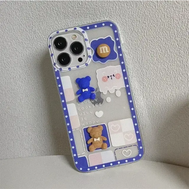 Blue Bear Phone Case For Samsung BC069 - For A12 5G / Style2