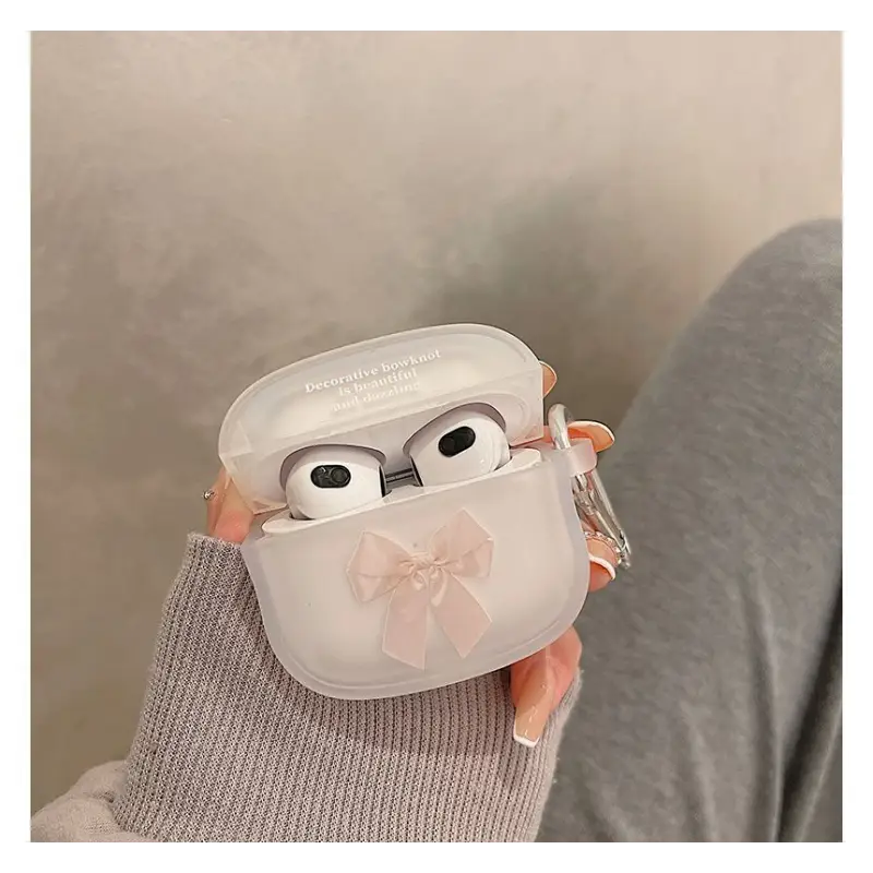 Bow Airpods / Pro Earphone Case Skin Yt923 - Mobile Cases &