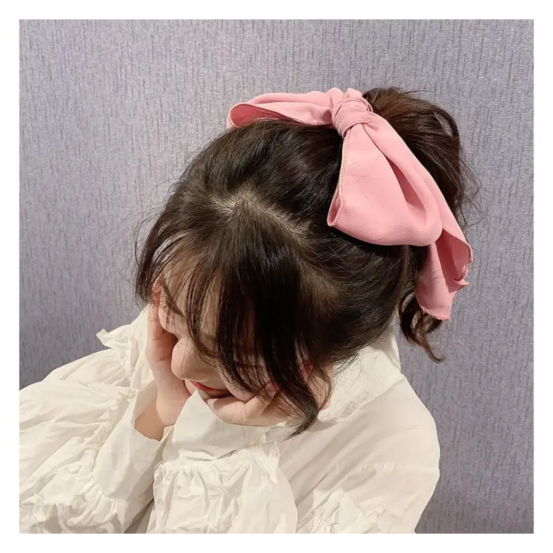 Bow Chiffon Hair Tie WD177 - Hair Fashion Accessories