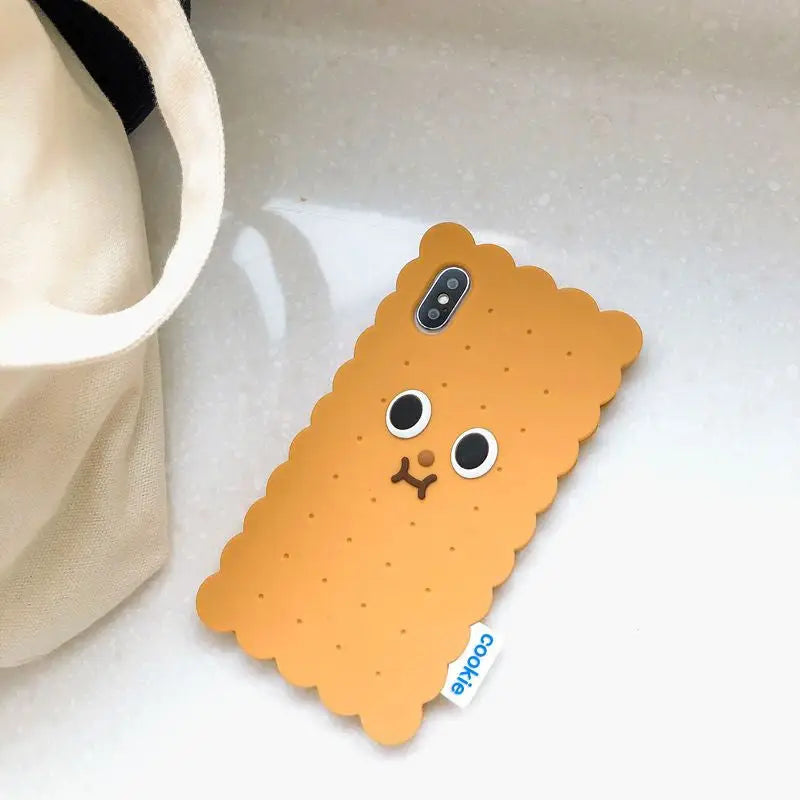 Cartoon Biscuit Mobile Case- Iphone 6s /7plus / 8plus / X /