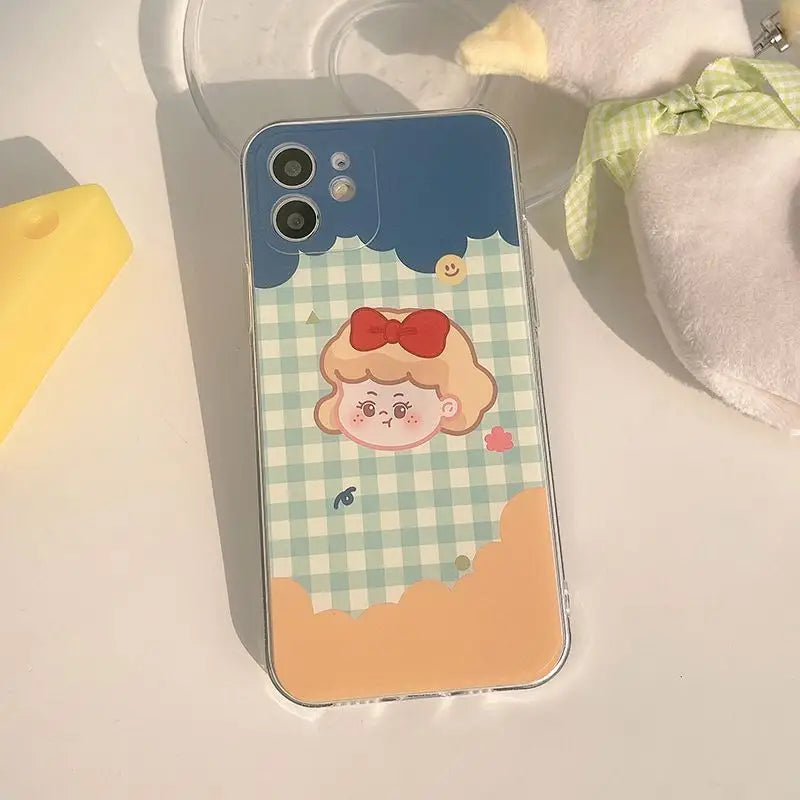 Cartoon Phone Case - iPhone 12 Pro Max / 12 Pro / 12 / 12 mini / 11 Pro Max / 11 Pro / 11 / SE / XS Max / XS / XR / X / SE 2 / 8 / 8 Plus / 7 / 7 Plus-12