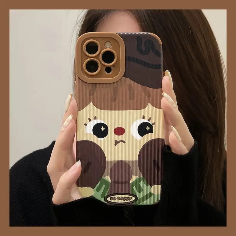 Cartoon Phone Case - iPhone 13 Pro Max / 13 Pro / 13 / 13 mini / 12 Pro Max / 12 Pro / 12 / 12 mini / 11 Pro Max / 11 Pro / 11 / SE / XS Max / XS / XR / X / SE 2 / 8 / 8 Plus / 7 / 7 Plus-16