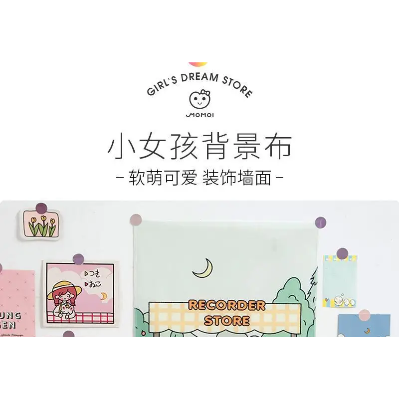 Cartoon Print Fabric Wall Decoration Cg187