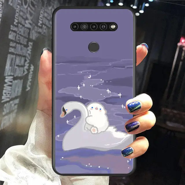 Cartoon Sheep LG Phone Case W128 - For LG G8S ThinQ / Style