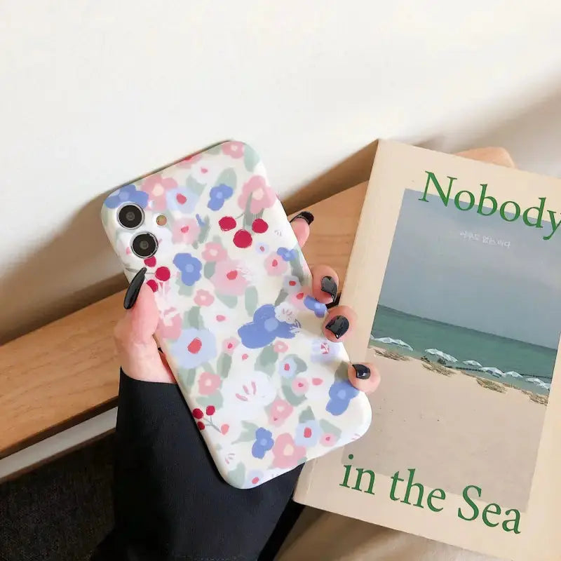Colorful Flowers Printing iPhone Case BP098 - iphone case