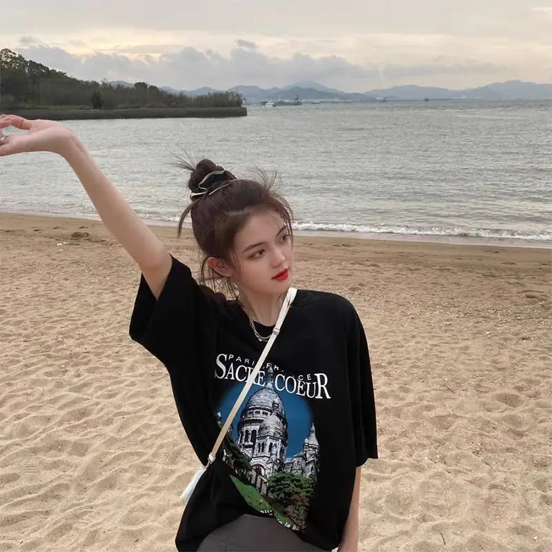 Contrast Trim Scrunchie HA79 - Hair Fashion Accessories