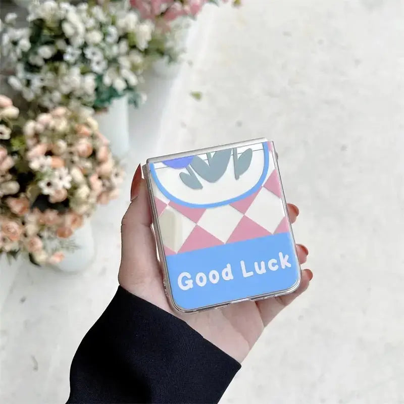 Cute Flower Phone Case For Samsung Galaxy Z Flip3 BC050 -