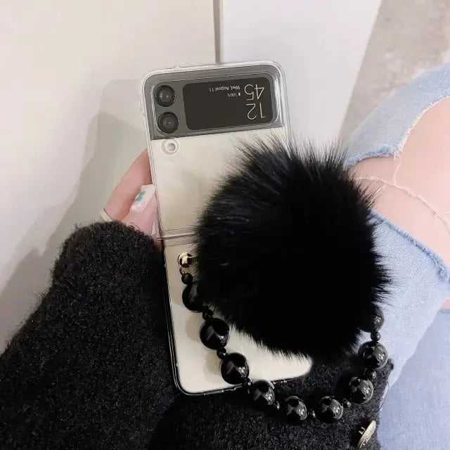 Cute hair bulb with Hand catenary Phone Case For Samsung