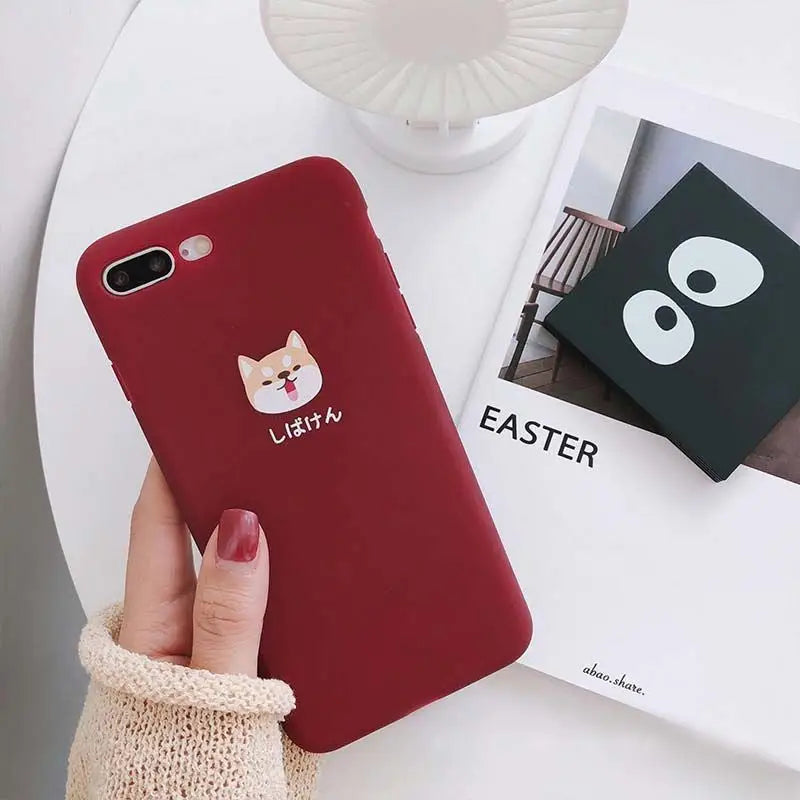 Dog Print Phone Case - iPhone 6 / 6 Plus / 7 / 7 Plus / 8 /