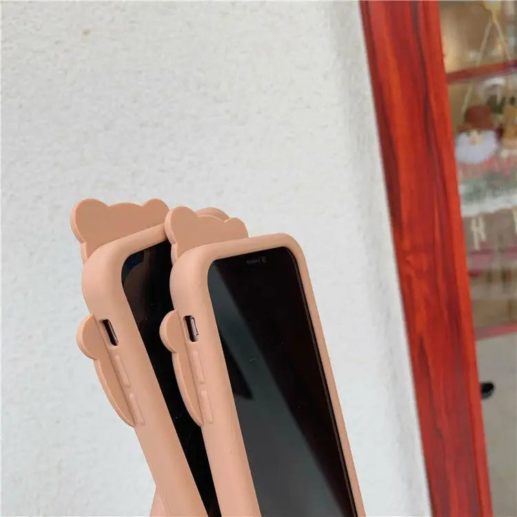 Donut Bear With Bear Pendant iPhone Case BP217 - iphone case