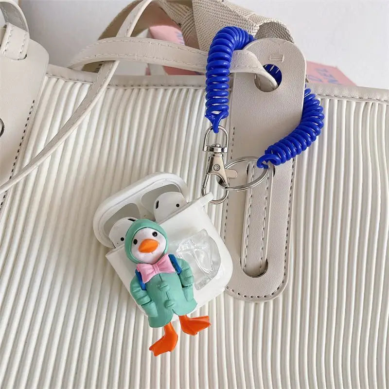 Duck AirPods Earphone Case Skin B360 - Mobile Cases &