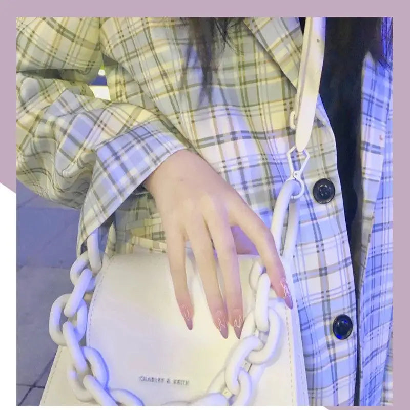 Flame Print Nail Art Stickers - Purple / One Size - Nail Art