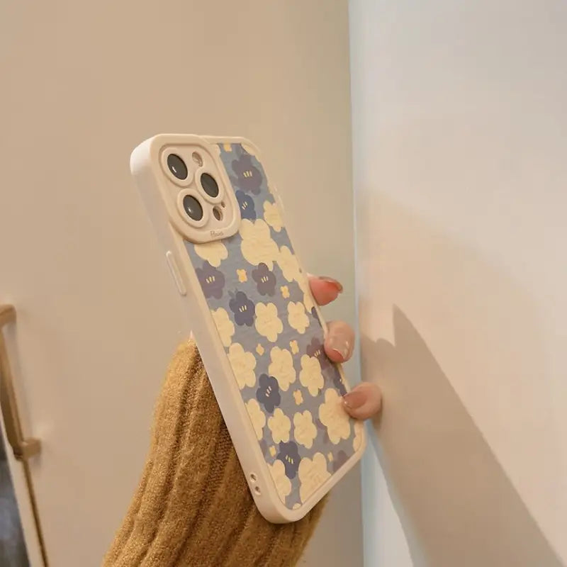 Floral Pattern Phone Case - Iphone 7 / 8 / Se, 7 Plus / 8 Plus, X / Xs, Xs Max, Xr, 11, 11 Pro, 11 Pro Max, 12 Mini, 12, 12 Pro, 12 Pro Max, 13mini, 13, 13pro, 13pro Max-20