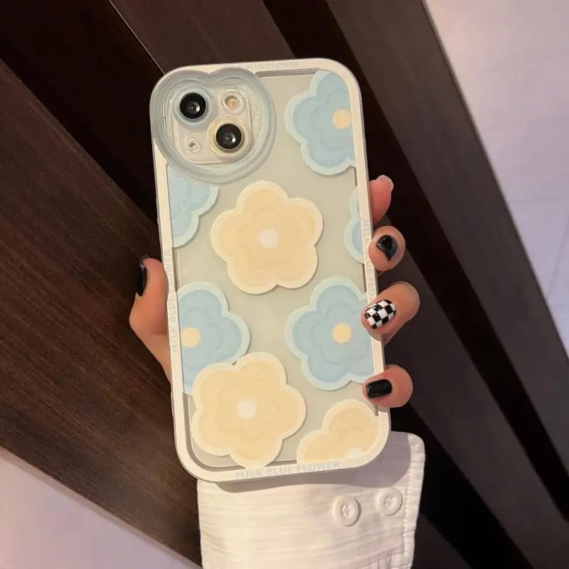 Floral Phone Case For iPhone 7 Plus / 8 Plus / X / XS / XR /