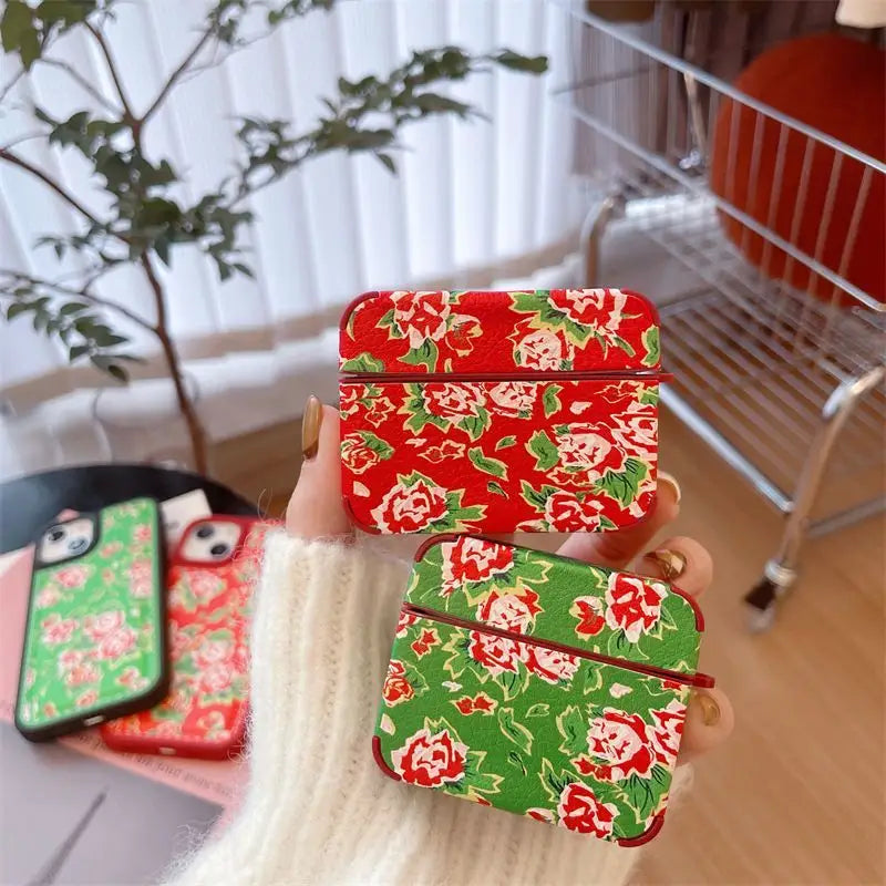 Flower AirPods Earphone Case Skin-6
