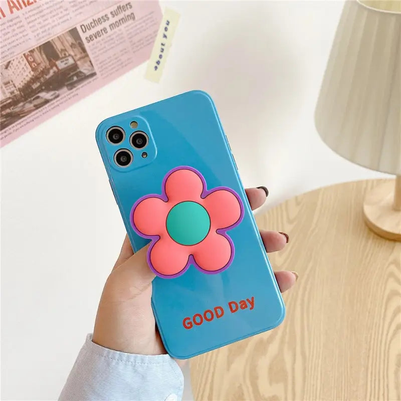 Good Day Kawaii Flower iPhone Case BP251 - iphone case