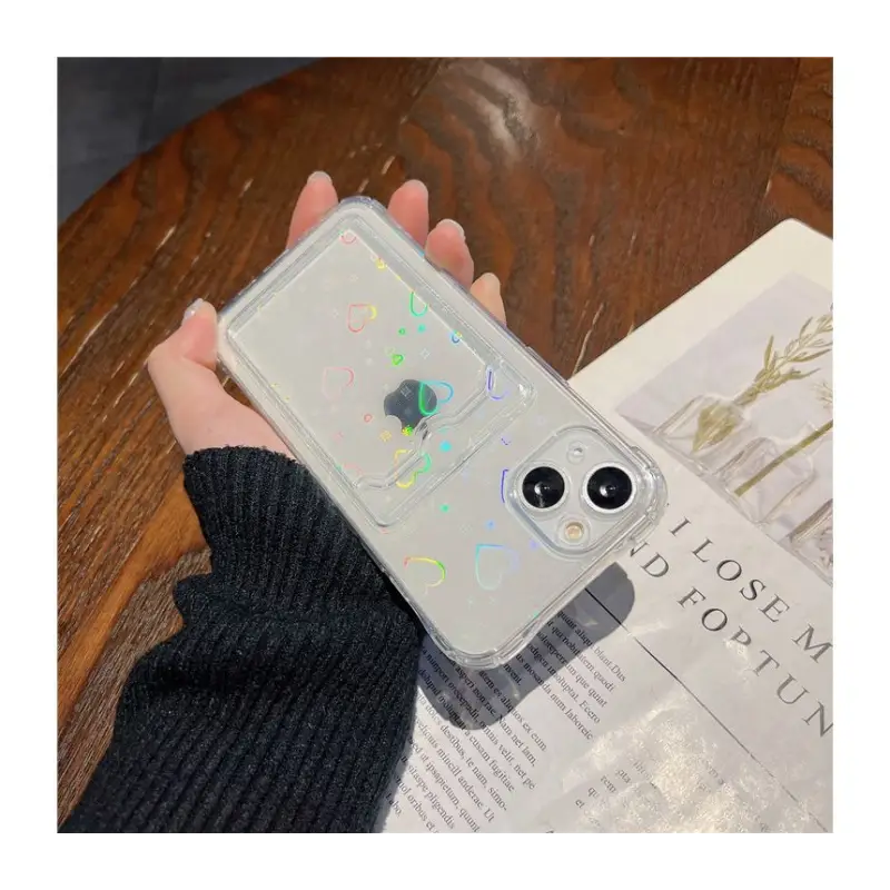 Hologram Love Heart Phone Case - Iphone 7 / 7 Plus / 8 / 8
