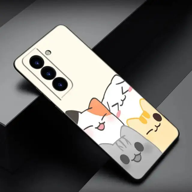 kawaii Cat Phone Case For Samsung Galaxy S21/S22 BC 073 -